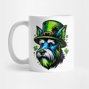 Kerry Blue Terrier in Saint Patrick's Day Celebration Mug